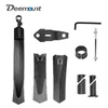 Bike Fender Deemount 1 Pair Bicycle Mudguard Mountain 26 27.5 29 inch Bike Mud Wings Front/Rear Fender Quick Mount 27.2-34.9mm Seatpost 230928