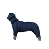 Hundkläder BlackDoggy BD23-JK001 Protect Rain Jacket med 8000 mm vattentätt material i 3M-refletivrör