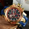 Spider 100% Function Good Quality Reserve Venom Rubber Strap 52mm Men Quartz Undefeated Watch 2021269e