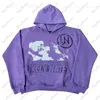 Erkek Hoodies Sweatshirt Mor Hoodie Vintage Y2K Peluş Hoodie Kadınlar Yeni Orijinal Sokak Sweatshirt 2023 Siyah Hoodie Niche Street Giyim Promosyonu T230928