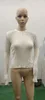 T-shirt das mulheres Transparente Manga Longa Camisetas Moda Branco Elegante Listrado Ver Através de Mulheres Top Outfits Tees Skinny Club Party Roupas 230927