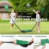 Balls Portable Badminton Net Set Rackets LED Lightnin Shuttlecocks Combo for Family Kids Easy Setup Picnic Games y230927