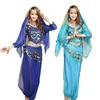 Scene Wear Belly Dance Performance Suit 2023 Festival Outfit Women Bright Spot Coin Pants Costume For Oriental