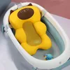 Bathing Tubs Seats Baby Safety Bath Mat Cushion Portable Bath Anti-Slip Cushion Seat Infant Floating Bather Bathtub Pad Shower Security Support Mat 230928