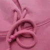 Felpe con cappuccio da uomo Felpe Pantaloni 2023fw Felpa con cappuccio rosa lavato Uomo Donna I did Nothing Just Got Lucky Pullover oversize con cappuccio vintage da palestra 230928