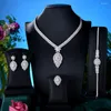 Necklace Earrings Set Kellybola Luxury Gorgeous Women Cute Noble Bangle Ring 4PCS Jewelry Charm Brides Wedding Jewellery