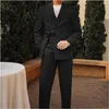 Costumes pour hommes élégant avec ceinture châle revers Costume Homme 2 pièces bal marié smoking pour mariage sur mesure Blazer veste pantalon