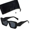 Sunglasses 2023 Designer Sunglasses Goggle Beach Sun Glasses Black Square Frame Man Woman Eyeglasses Optional High Quality Eyewear with Package