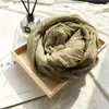 Scarves Japanese Style Unisex Cotton Linen Scarf Tiedyed Autumn Winter Men Wraps Korean Fashion Men's Bufandas Male Accessories 230928