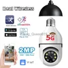 Obiettivo CCTV 2MP YIIOT E27 Lampada a lampadina Telecamera 1080P Wifi IP PTZ IR Visione notturna Sicurezza domestica Monitoraggio automatico Videocamera di sorveglianza YQ230928