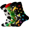 Herrensocken, Weihnachtsstrumpf-Packung, 10 Paar, Unisex, warm, weich, bedruckt, Sport, mittelgroße Strümpfe, Wintertanz für Mädchen