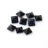 Lösa ädelstenar 2023 Sälj Wholesale Natural Black Sapphire Square 1,5 1,5 mm ädelsten för smycken