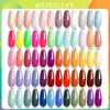 Kit per nail art LILYCUTE 20 60 pezzi Set Set di smalti gel Kit Nude Pink Glitter UV Manicure Vernis Base semipermanente Top Coat 230927