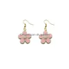 Stick Kawaii Boog Bloem Oorbellen Kostuum Trendy Stijl Vrouw Meisje Sieraden Drop Levering Smtg5