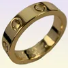 Love Ring 18K V Gold 36 mm ne se décolorera jamais la bague étroite sans diamants de luxe Marque Reproductions officielles avec compteur Coupl2868158