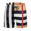 Designer High Quality Summer Women's Striped Elegant Swimming Shorts Sports Quick Dry Swimwear Men's Beach Library