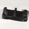 Bälten Sishion Women Tassel midjekedja Faux läderkroppsbälte med legeringspänneflickan Party Belly Strap SCM0340