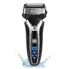 Elektrisk rakapparat Pro Male Electric Shaver Beard Foil Electric Razor för män Uppladdningsbar ansikts rakmaskin Body Cleaning Shaver Head USB YQ230928