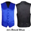 Gilets pour hommes Ikepeibao Gilet de mariage formel pour hommes Royal Blue Classic 6 Bouton Costume Gilet Coupe sur mesure Col V réglable Cinch arrière