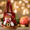 Décorations de Noël Sac à main de Noël Sac cadeau bonhomme de neige Sac cadeau pour enfants Sac à bonbons Joyeux Noël Décor Paquet à main Nouvel An