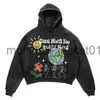 Hoodies das mulheres moletom 2022 impressão harajuku rua bordado y2k americano retro quadrinhos solto camisola com capuz solto outono tendência camisola casal jaqueta j230928