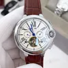 Men Wristwatch Automatic Machinery Watch Fashion Square Blue Dial Steel Stains Strap Strap Watches Sport Clock Montre de Luxe Cart03