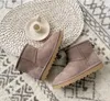 Классические U5854 Короткие мини-женские зимние сапоги, сохраняющие тепло, зимняя обувь из коровьей овчины с мешком для пыли, красивый подарок, бесплатная пересылка