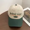 Wome's Ballcaps unisex retro kolor HATS Koreańska wersja show twarz mała z miękką czapką z kaczki wokół szerokiego brzegowego kapelusza