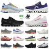 2024 Hot Top Cloud Chaussures de course Monster Purple Nova Rose Bleu 5 All Black Runner Roger X3 Barbie Entraîneurs Pearl Hommes Femmes Baskets Flyer Tennis Chaussures Swift Surfer