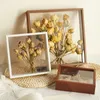 Quadros Specimen Display Box Home Decor Bouquet Flower Frame Wood Wall Mount Dry