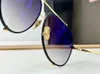 Sunglasses Designer Women Brand Designer Sunglass 2023 Men Luxury Vintage Retro Glasses Fashion Gold Frame Style Summer High Quality Pilot Shape 23007