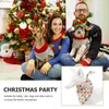 أزياء القط الكلب Kerchief Christmas Bandana for Bibs Pet Cortume Party Supplies Dickf Head