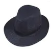 Berets 2023 Summer And Autumn Straw Hat Big Brim Single Silk Flat Cowboy Outdoor Sun Men's Knight