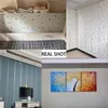 壁ステッカーリネンの壁紙自己接着剤の防水保湿とカビの耐性3Dホームリビングルーム装飾230928