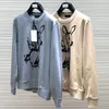 Top designer Autumn winter fashion High street cotton sweatshirt pullover hoodie men's and women's monogram cartoon pattern casual hoodie