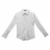 Camicie eleganti da uomo Camicia in prospettiva di pizzo da uomo Party Prom Hollow Patchwork Manica lunga Tuxedo Nightclub Casual Social 230927