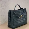 Basket Ladies Woven Bags Small Veneeta Shoulder Classic Bucket Cassette Handbag Designer Tote Bag Crossbody Andiamo Water 2023 Women's New E61l