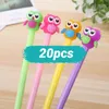 Ballpoint Pens 20 Pcs Cute Owl Gel Pen South Korea Cartoon Water Student Kawaii School Supplies for Writing Material Escolar 230927