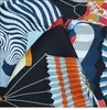 Designer Scarf Scarves Huun Store|| Lanternes Ballons Et Cocardes on Black Background 140*140cm Pure Silk Square Towel Twill Inkjet Printing Technology 2024 New