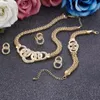 Bröllopsmycken set Nigeria för kvinnor Africa Beads Dubai Gold Plated Wedding Bridal Fashion Smycken Set Accessories 230928