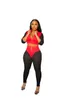 Designer com nervuras Tracksuits Mulheres Dois 2 Piece Sets Fall Patchwork Outfits Casual Manga Longa Jaqueta e Calças Sweatsuits Bulk Atacado Roupas 10172