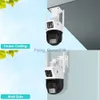 Lente CCTV 8MP Lente Dupla Tela PTZ Câmera WiFi Com Modos de Luz Dupla AI Rastreamento Automático Câmera de Vigilância CCTV de Segurança Externa ICSEE YQ230928