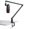 Wsporniki Flash Wydłużone rejestrujące mikrofon Uchwyt zawiesiny podskakujący stojak na nożyczki z Mic Clip Table Montaż 230927