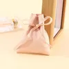 Gift Wrap Microfiber Bundle Pocket 8x10cm Jewelry Bag Flannel Drawstring Scratch Proof Dust Bracelet