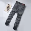 2023 Spring Autumn Men's Stretch Straight Fit Jeans Men's Denim Pants Brand New Style Trousers Mens Wear
