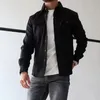 Heren Wolmixen Herfst Winter Mannen Lange Mouw Revers Bovenkleding Jassen Man SingleBreasted Effen Kleur Zak Casual Shirt Jassen 230928