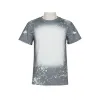 Wholesale Sublimation Bleached Shirts blank Heat Transfer Shirt Polyester T-Shirts US Men Women Party Supplies B1011