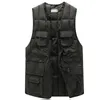 Herenvesten Multi Pocket Vest Heren Gilet Tactisch Winter Man met veel zakken Katoen 230927