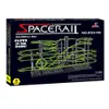 Spacerail Roller Coaster Model Marble Run Ball Set för vuxna Creative Building Block Toys 488 st nivå 4 Lysande version