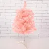 Décorations de Noël PVC Simulation Tree 45cm Blue Rose Green Naked Mini Holiday Decoration Year Gift